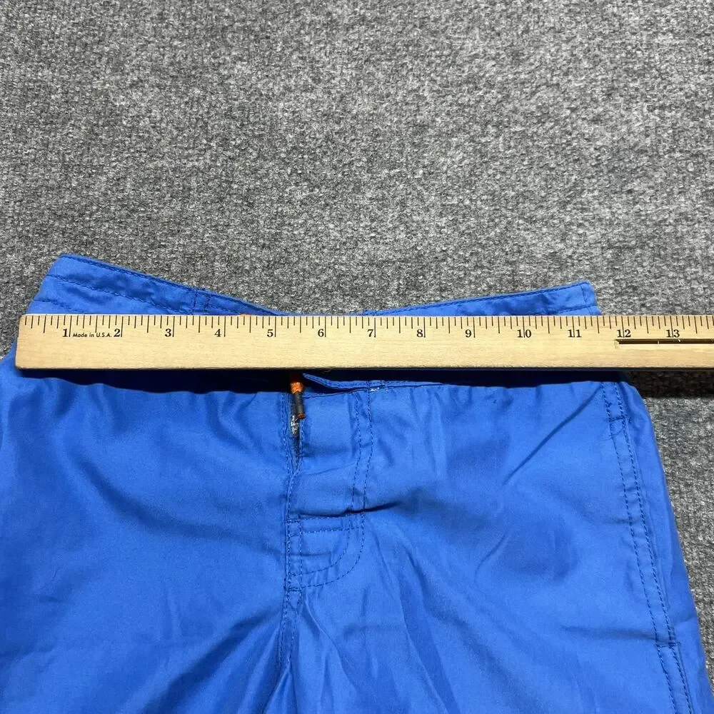 Polo Ralph Lauren Swim Shorts Boys S Blue Mesh Lined Drawstring Pony Logo Trunks